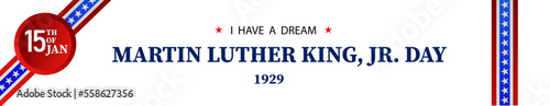 Martin Luther King Jr. Day Background Design.