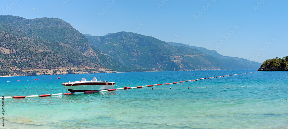 Oludeniz Beach And Blue Lagoon seascape, Fethiye, Turkey