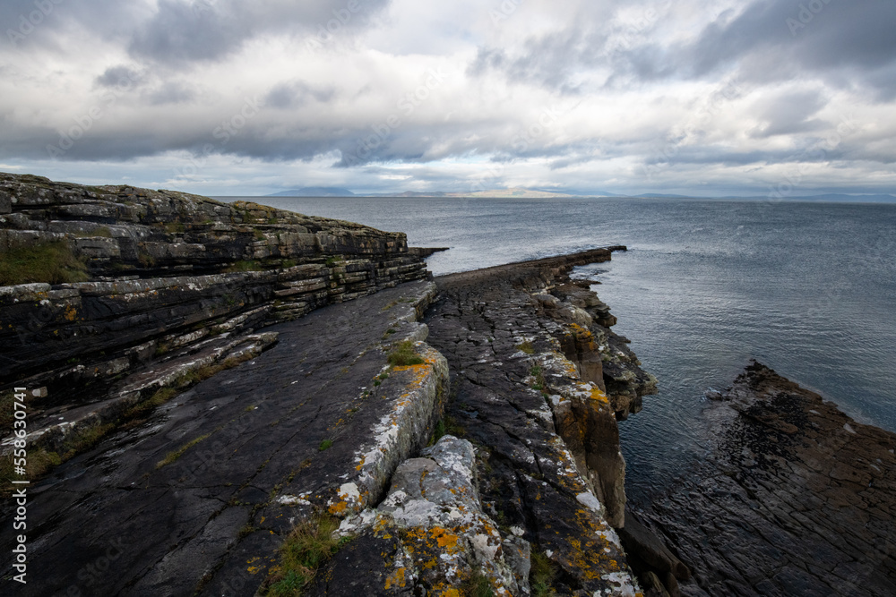 Rock slabs, west coast of Ireland