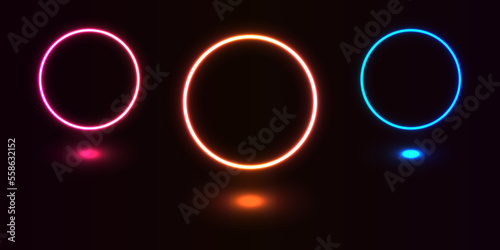 Neon circle