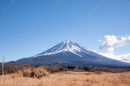 雪の富士山（mount fuji) 