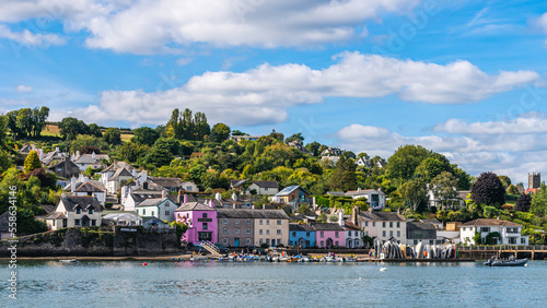 Photos Boats and Yachts on River Dart over Dittisham and Greenway Quay, Devon, England