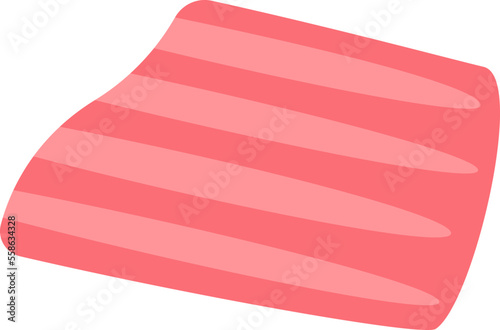 Colorful plasticine flat icon Craft hobby
