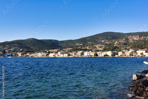 The coastline of Foça, an ancient sea town of Izmir. Foça takes its ancient name from the endangered Mediterranean monk seals.