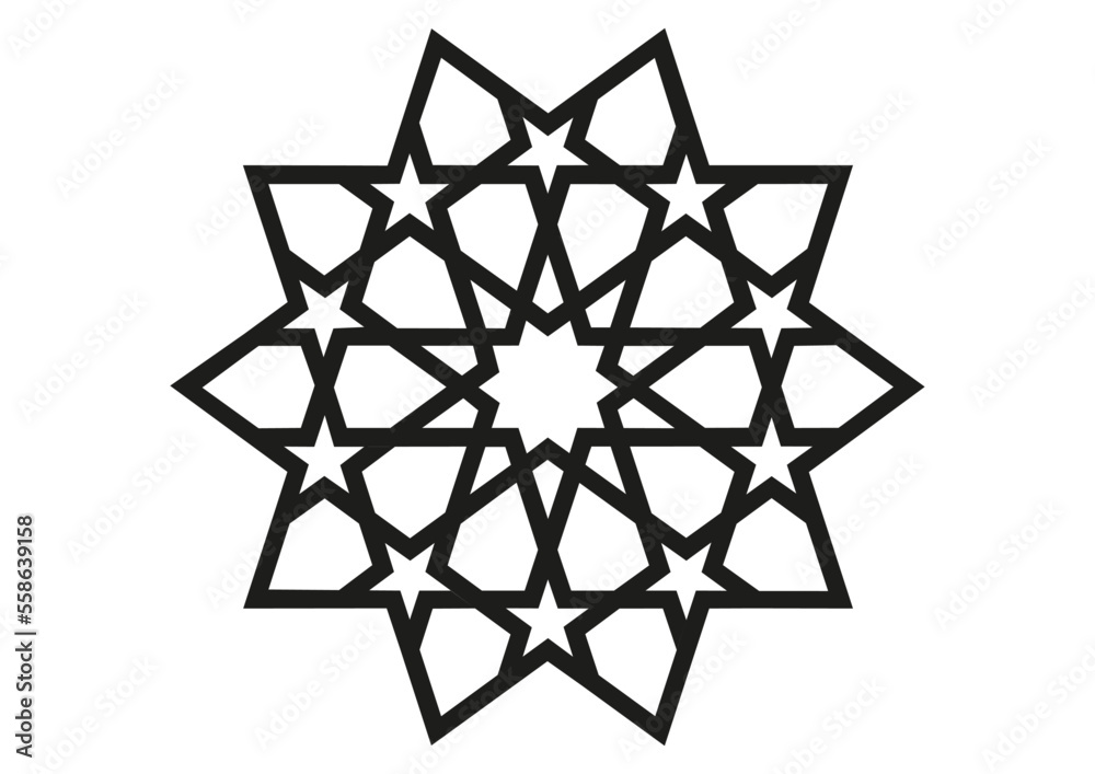 Sacred geometry illustration STAR Sacred geometry illustration STAR