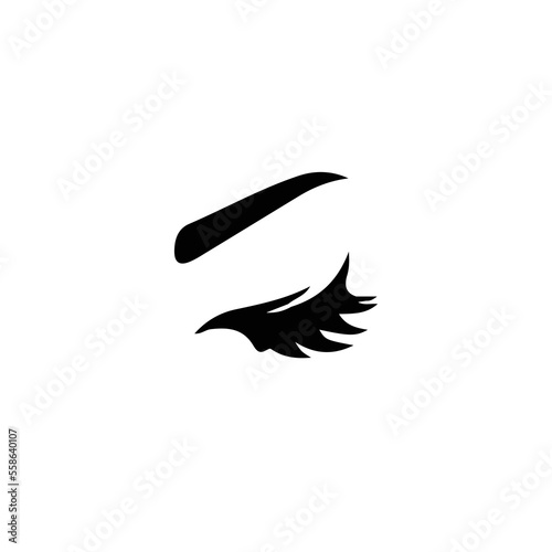 Creative Professional Trendy and Minimal Eye Lashes Logo Design  Lashes Logo in Editable Vector Format