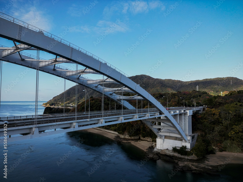 Obraz premium 大三島橋