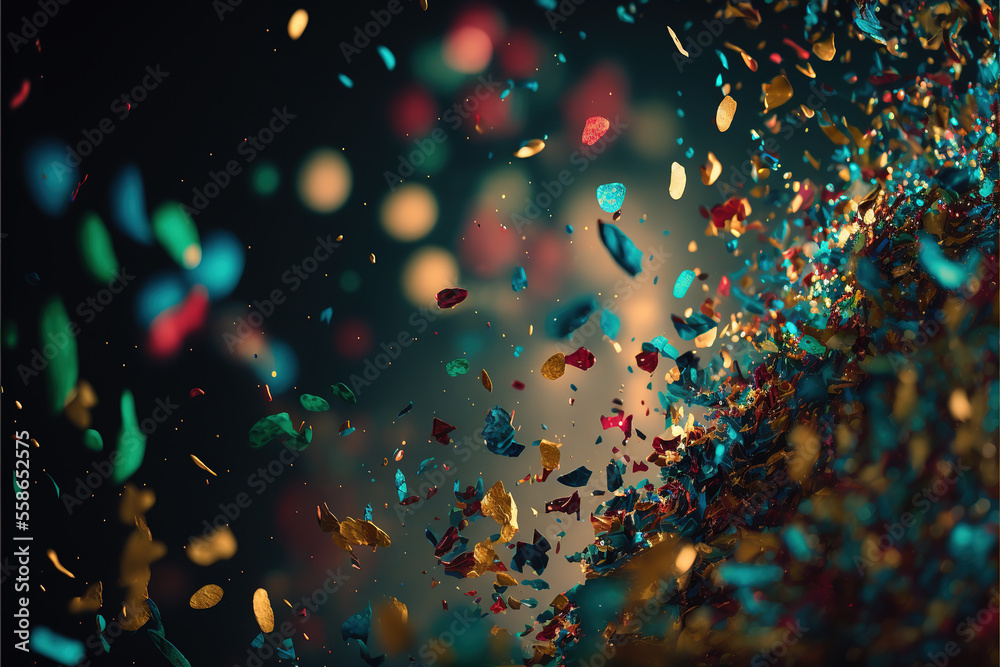 Confetti Background Confetti Background