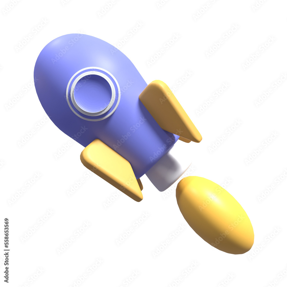 Illustration of a rocket with aesthetic colors suitable for web, apk or additional ornaments for your project Illustration of a rocket with aesthetic colors suitable for web, apk or additional ornaments for your project