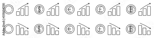 money exchange rate dollar euro pounds sterling bitcoin coin 