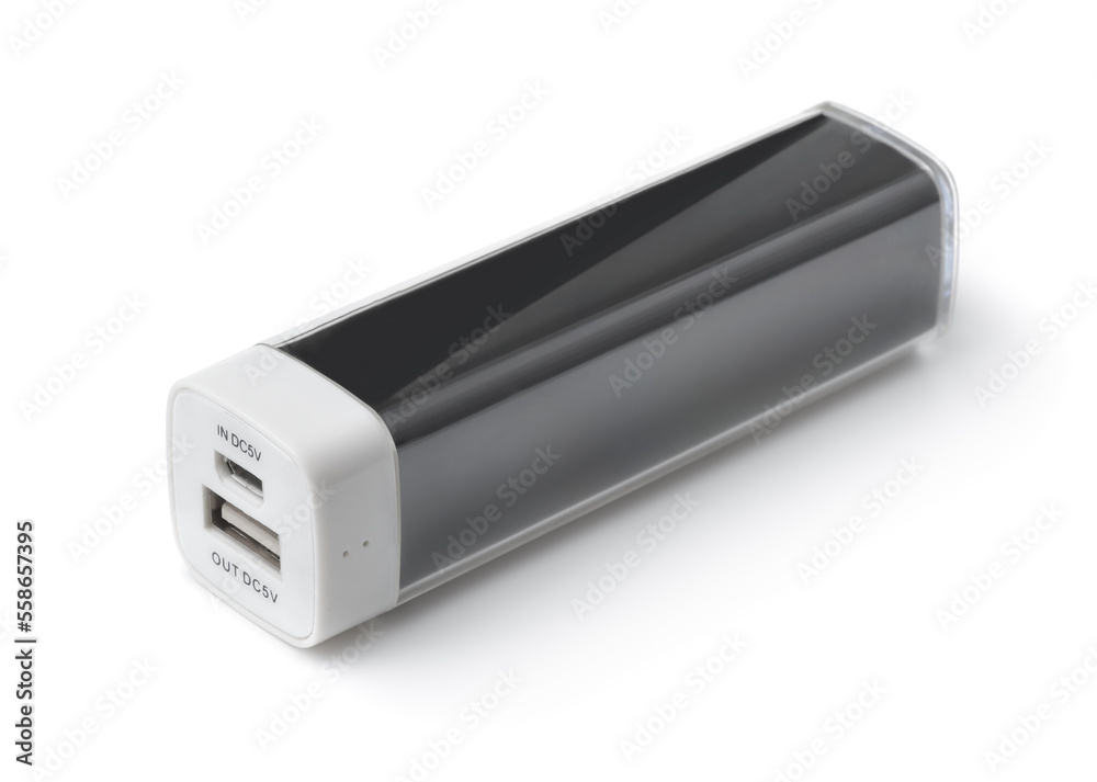 Black portable power bank Black portable power bank