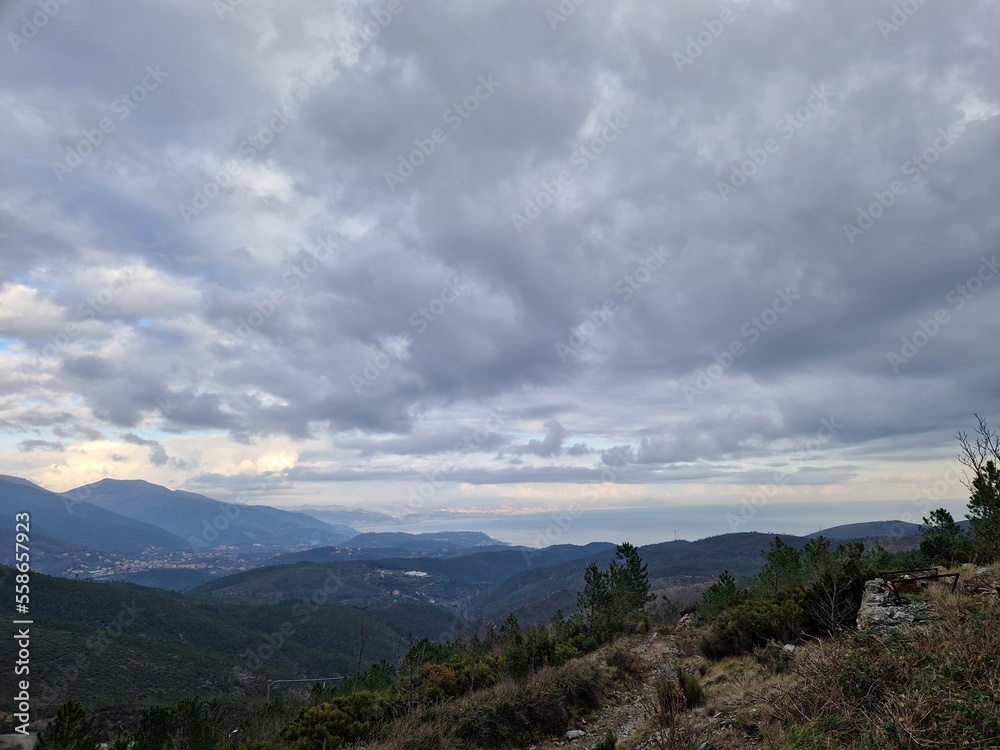 Naklejka premium Alture di Varazze (Savona, Liguria)