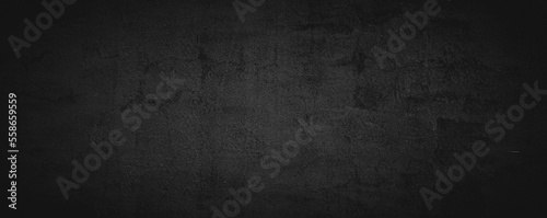 Abstract black grunge wall texture background