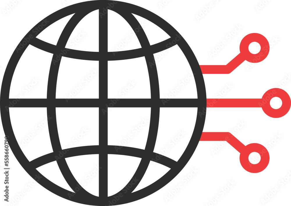 Global Networking Vector Icon
Global Networking Vector Icon