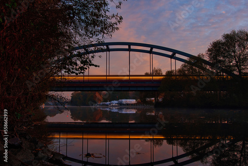 sunset bridge
