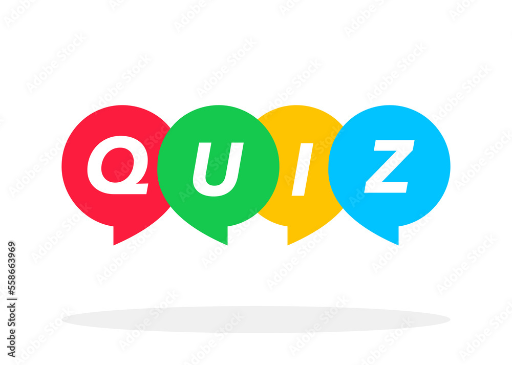 Quiz symbol. Questionnaire icon, survey sign, flat speech bubble symbols, social communication concept, chats, interviews, voting, discussion, conversation, team dialogue, group chat. For marketing Quiz symbol. Questionnaire icon, survey sign, flat speech bubble symbols, social communication concept, chats, interviews, voting, discussion, conversation, team dialogue, group chat. For marketing