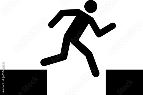 Falling person