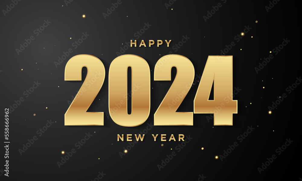 2024 Happy New Year Background Design. Vector Illustration. 2024 Happy New Year Background Design. Vector Illustration.