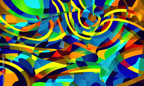 abstract colorful bright background