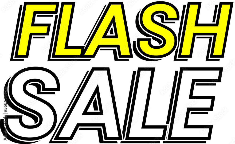 Flash Sale Text Effect