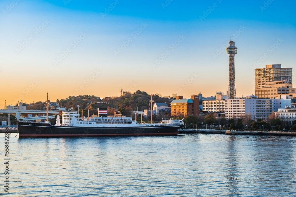横浜ベイエリア 朝景