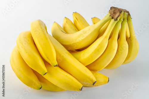 Plátanos maduros amarillos