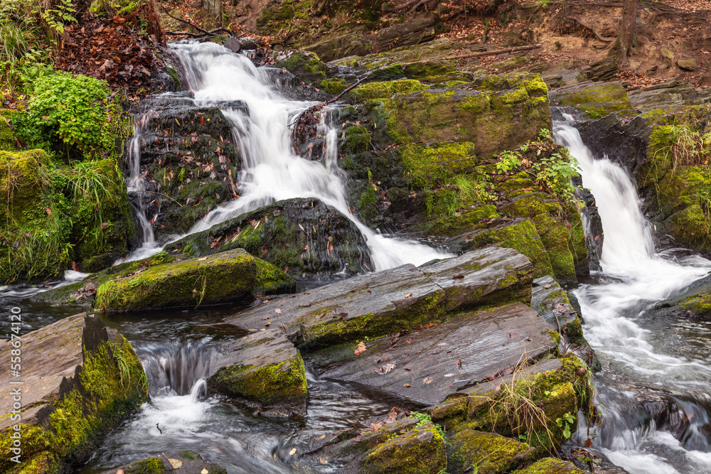 Fototapeta premium Selkewasserfall im Harz, Deutschland
