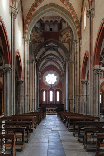 basilica di san andrea di vercelli in tali  baslica of saint andrew in vercelli in italy 