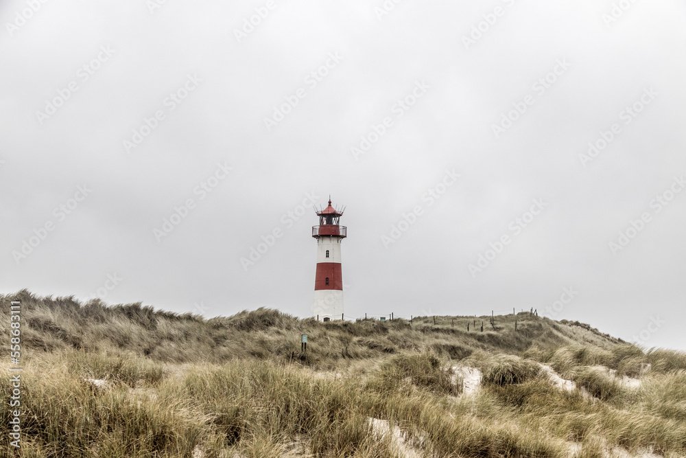 The Lighthouse Ostfeuer, List East, Sylt, Germany, Europe The Lighthouse Ostfeuer, List East, Sylt, Germany, Europe