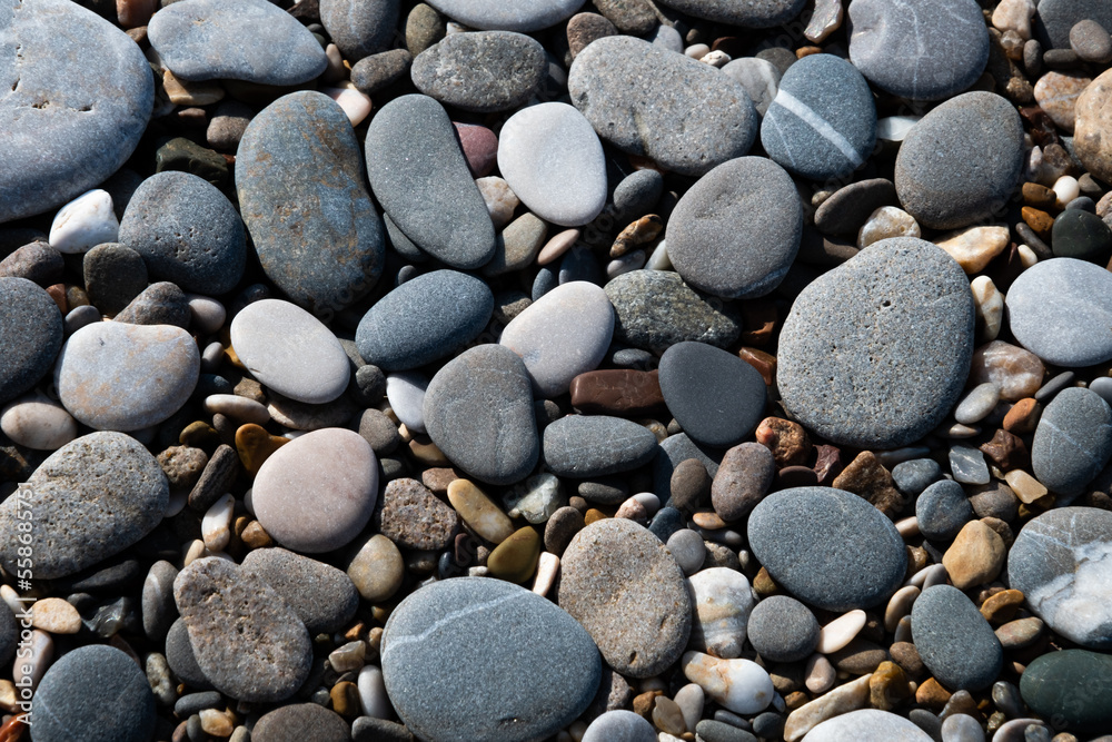 Pebbles and stones : abstract composition. Background made of multicolored pebbles Pebbles and stones : abstract composition. Background made of multicolored pebbles