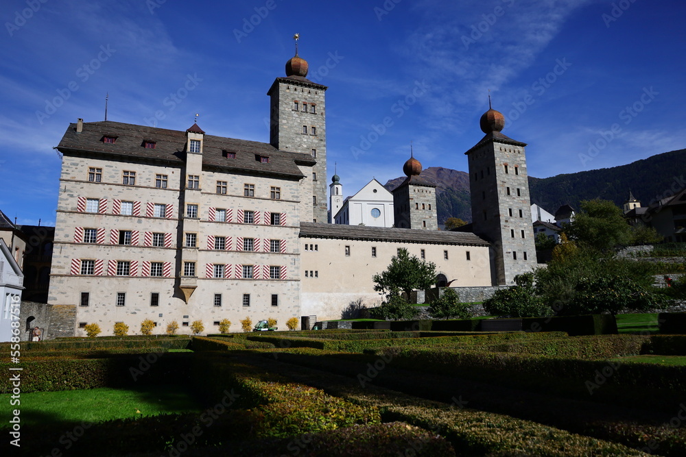 The Stockalper Palace is a castle in Brig-Glis, Switzerland
