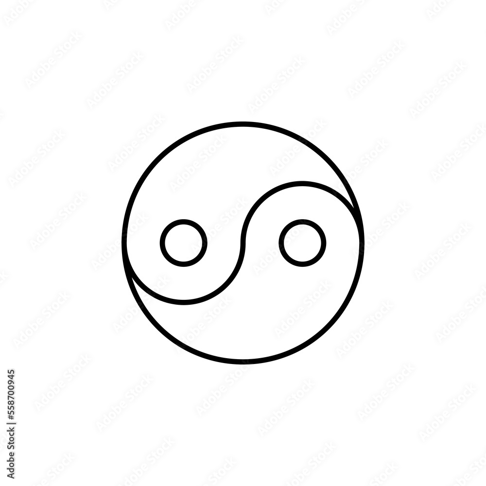yin and yang vector for website symbol icon presentation yin and yang vector for website symbol icon presentation