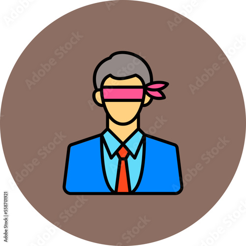 Wallpaper Mural Blind Multicolor Circle Filled Line Icon Torontodigital.ca