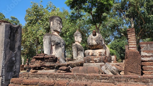 Historical Park, Kamphaeng Phet, Thailand January 05, 2023