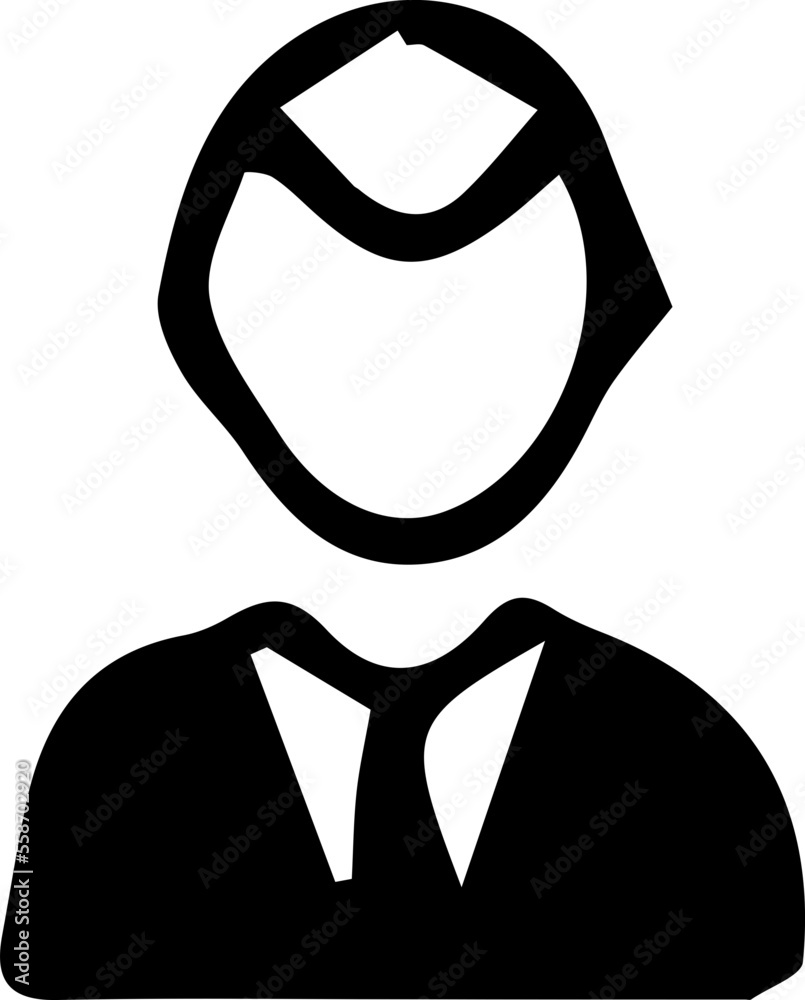 Obraz premium Silhouette, Vektor, human, modern, Icon, Business,