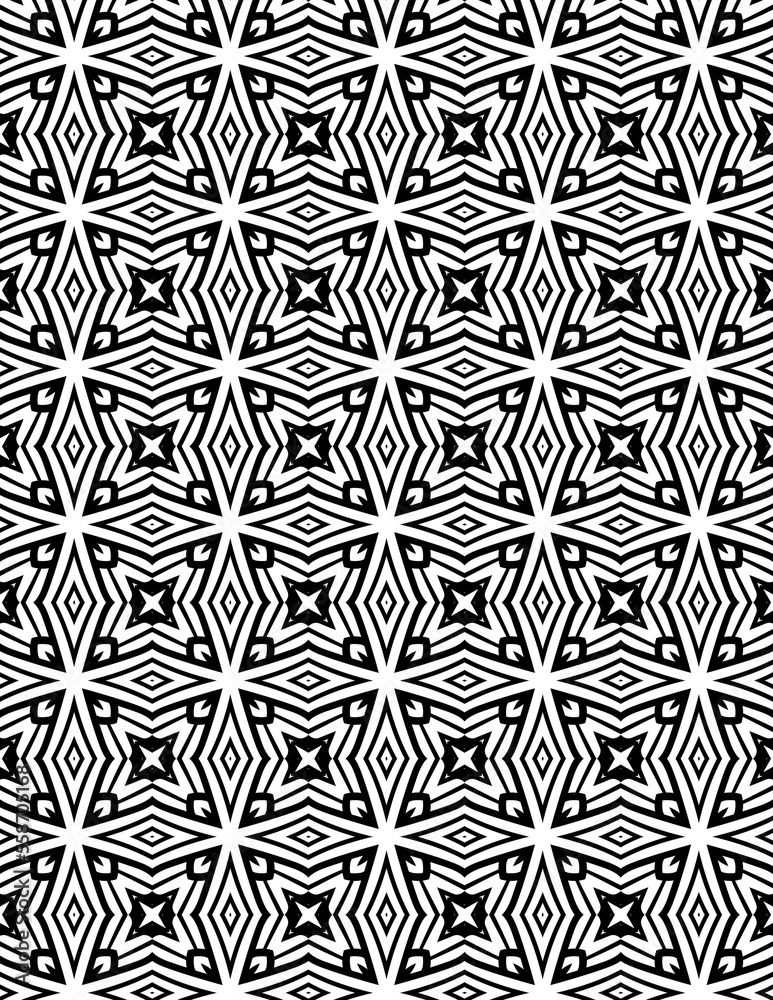 Black and white abstract geometric pattern Black and white abstract geometric pattern