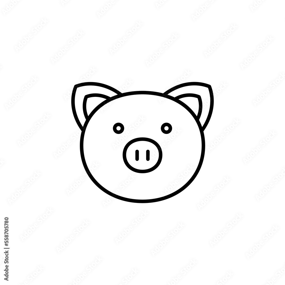 pig zodiac vector for website symbol icon presentation pig zodiac vector for website symbol icon presentation