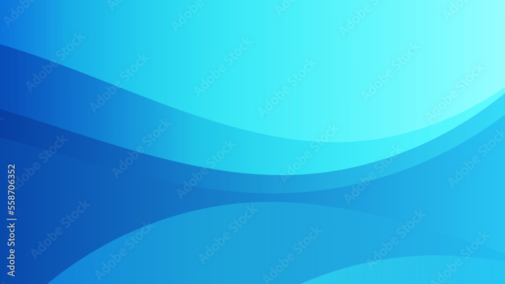 blue curve background. Modern template design for cover, brochure, banner, bussines presentation