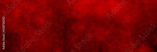 Dark red abstract texture for designer background. Bright vintage surface. Artistic plaster. Beautiful backdrop. Raster image. Red grunge textured wall background. Red abstract background.
