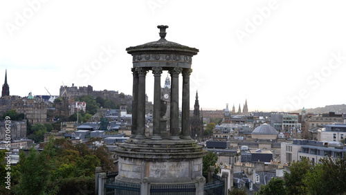 View over Edinburgh from Calton Hill - travel photography