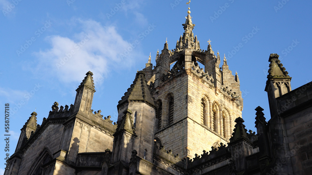 St Giles Cathedral in Edinburgh Old Town - travel photography