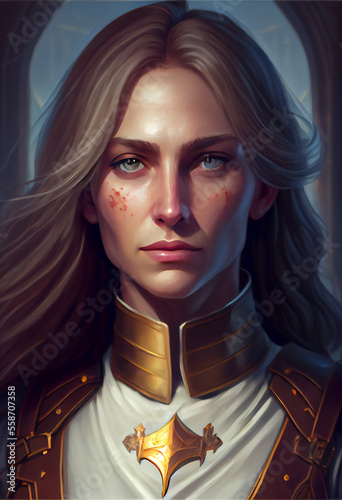 Human Cleric Woman - generative ai