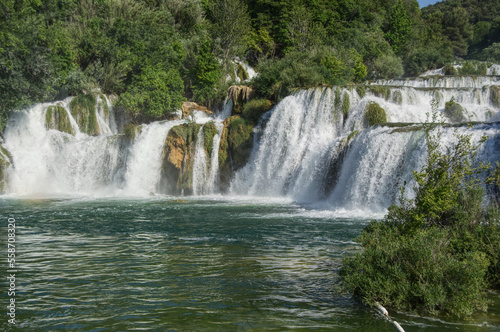waterfalls in Krka National Park Croatia