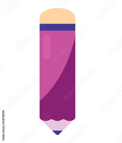 purple pencil design