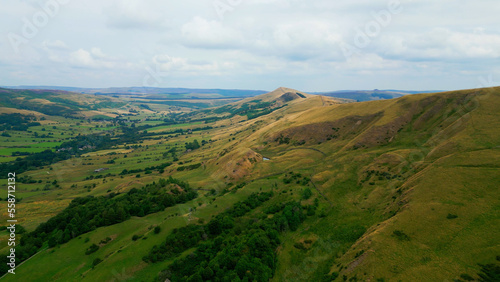 Peak District National Park - aerial view - drone photography © 4kclips