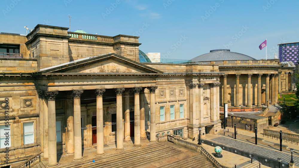 The World Museum of Liverpool - drone photography The World Museum of Liverpool - drone photography