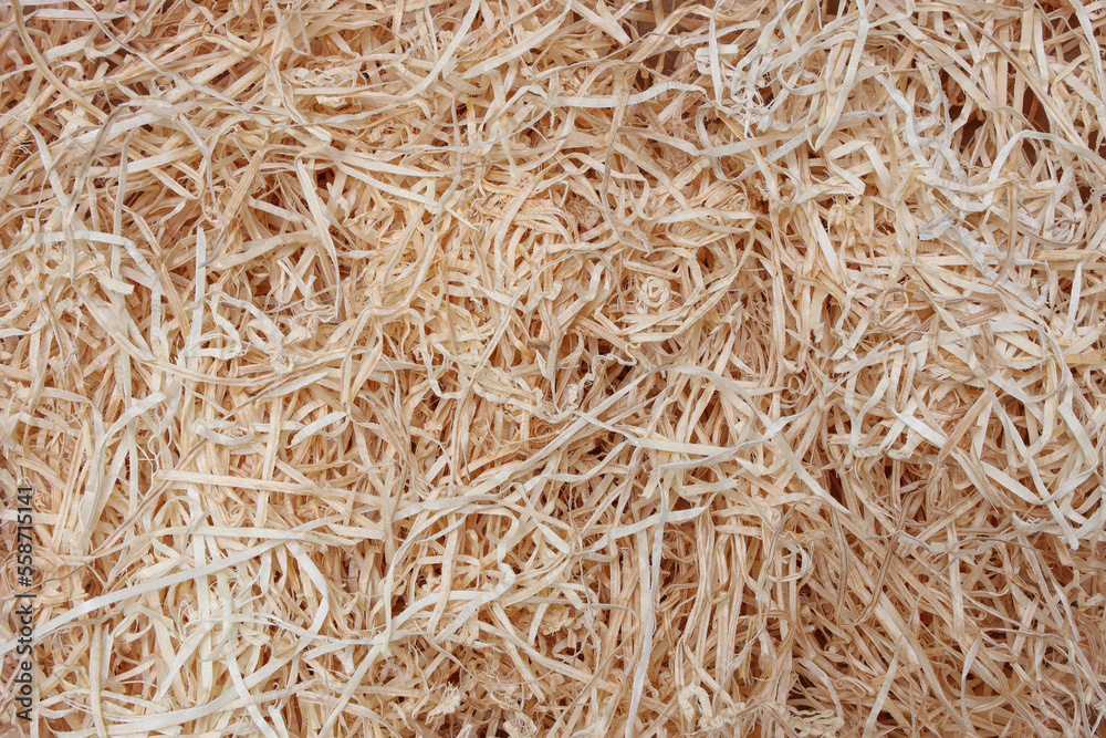 decorative straw fake hay texture background