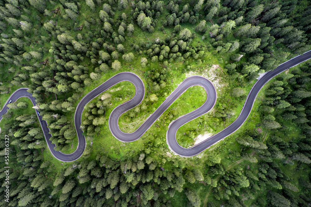 Snake Road - Dolomites, Italy