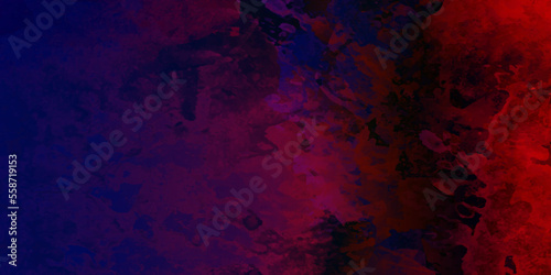 dark blue purple new year celebration background with the effect of red and black coloured mixed combination abstract background, multi-coloured old grunge wall, concrete wall coloured reflection.