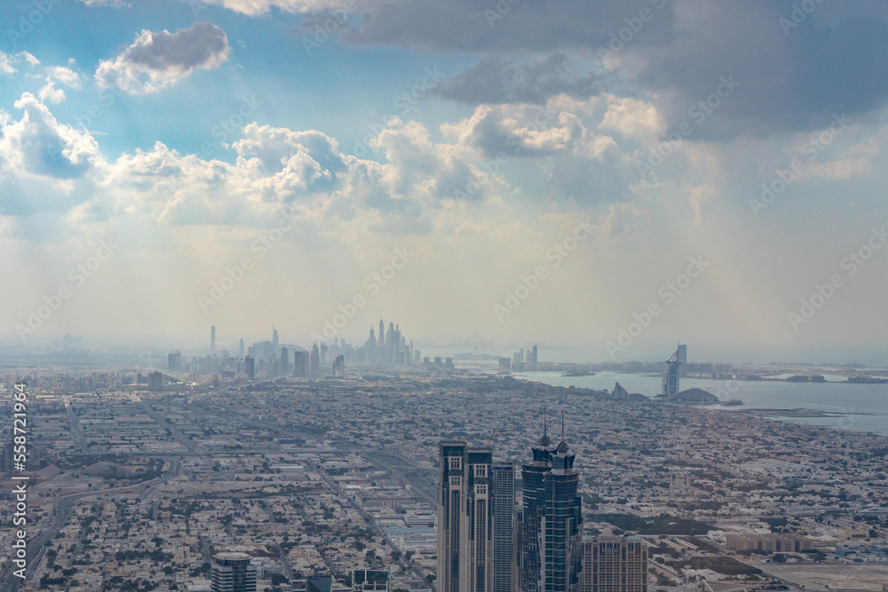 Fototapeta premium view of dubai city